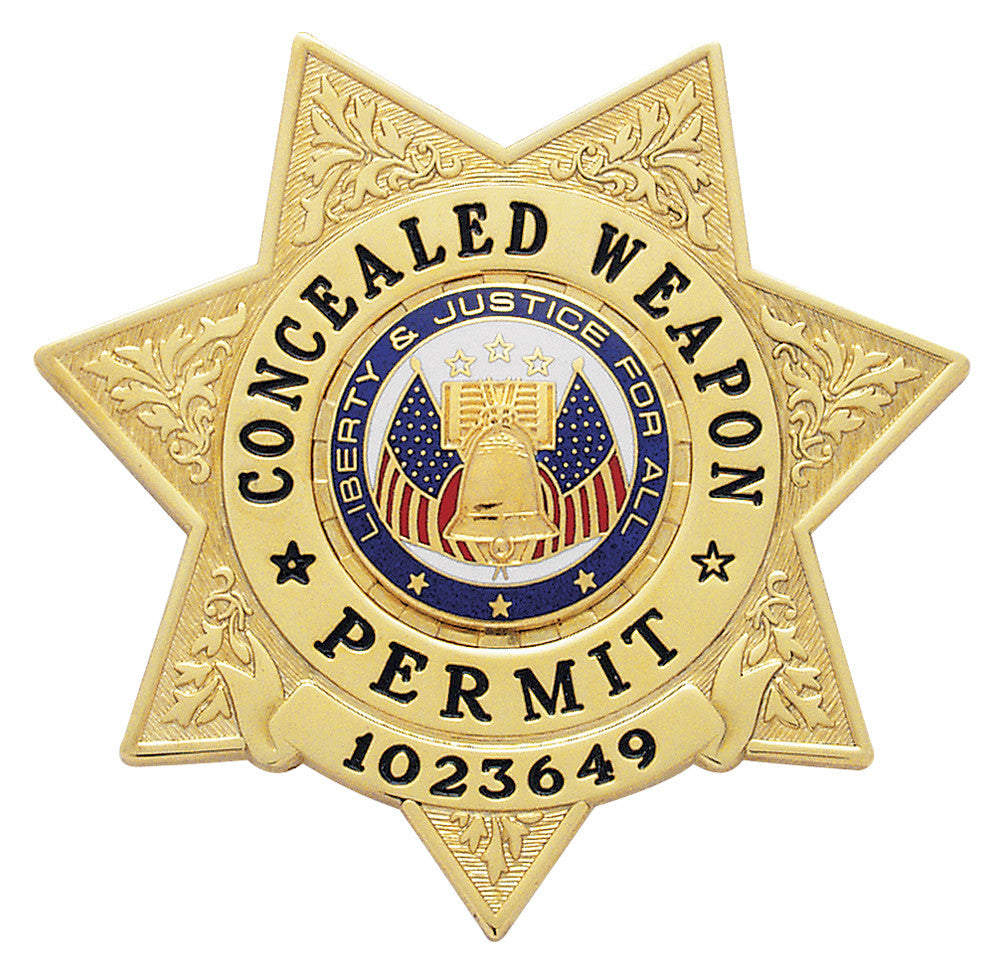 S42A - Custom Engraved Badge - Tophatter's Weapons'N'Deals 7 Point Stars - Tophatter Daily Deals