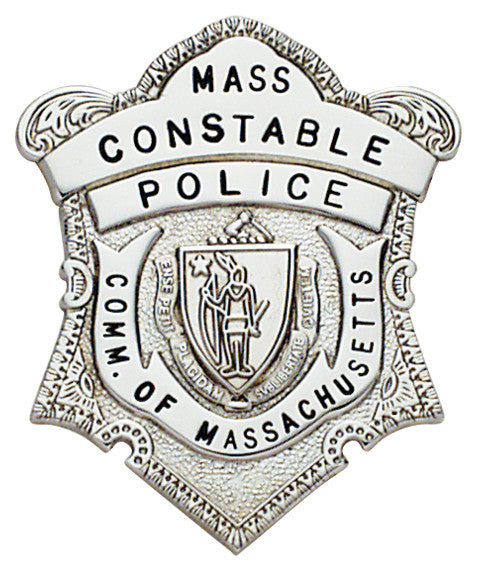 S501A - Custom Engraved Badge - Tophatter's Weapons'N'Deals Shield Style - Tophatter Daily Deals