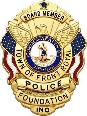 S503A - Custom Engraved Badge - Tophatter's Weapons'N'Deals maxarmory - Tophatter Daily Deals