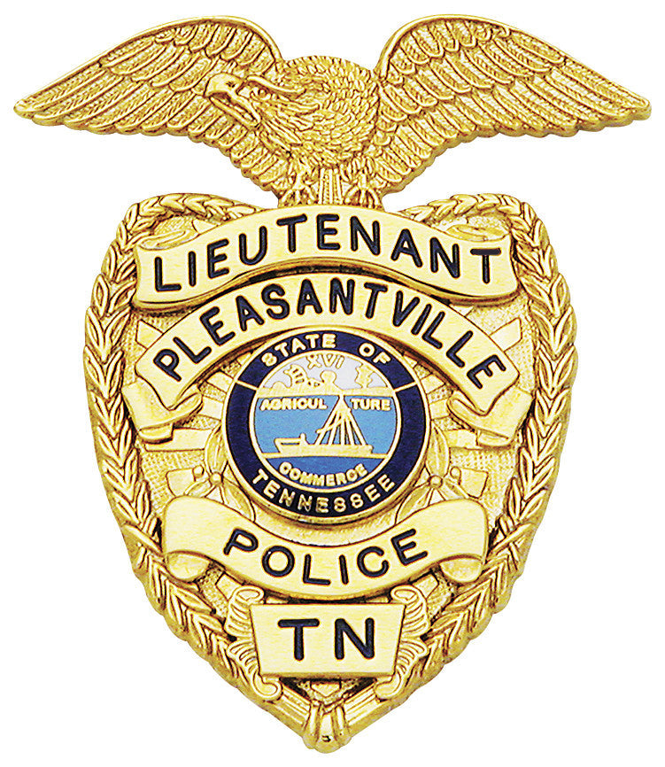 S510 - Custom Engraved Badge - Tophatter's Weapons'N'Deals Eagle Top - Tophatter Daily Deals