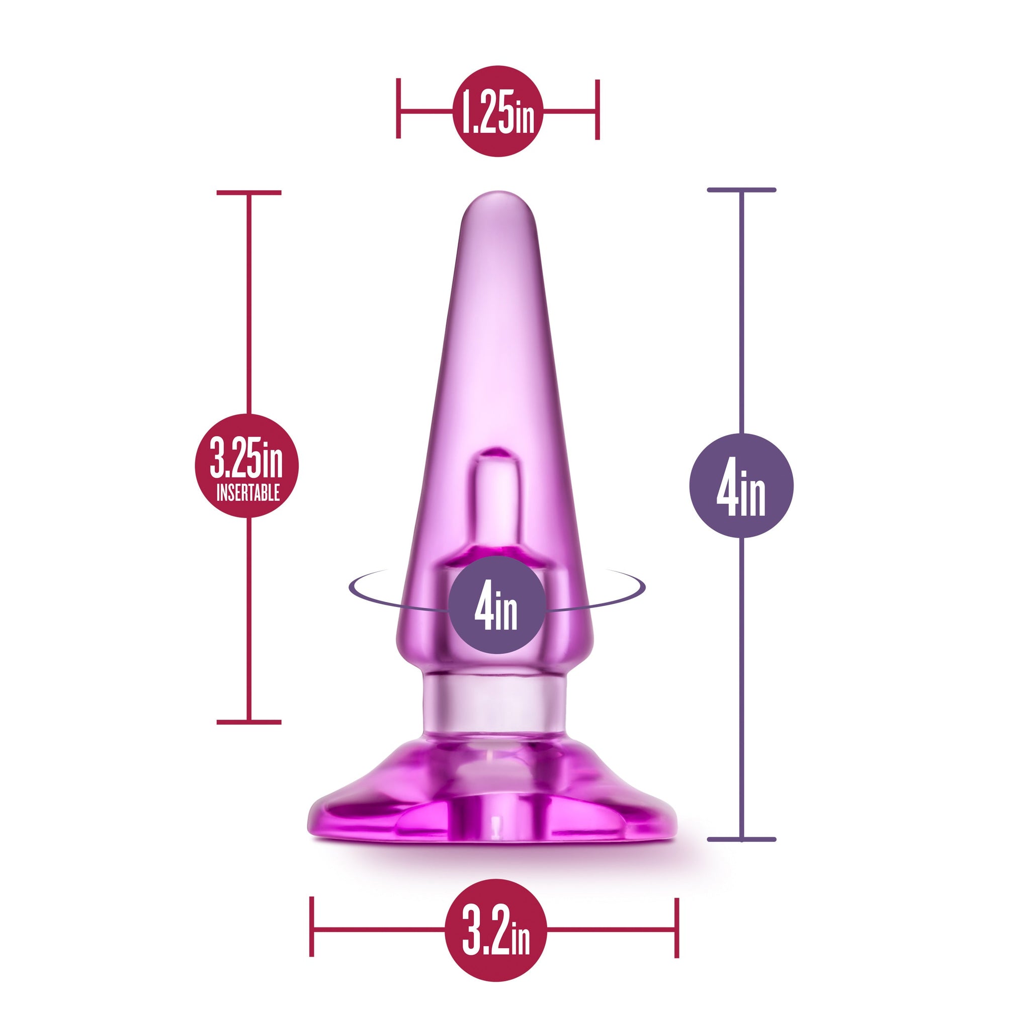 B Yours Basic Blue Anal Plug for Beginners and Kegel Exercise > Anal Range > Butt Plugs - Tophatter Daily Deals