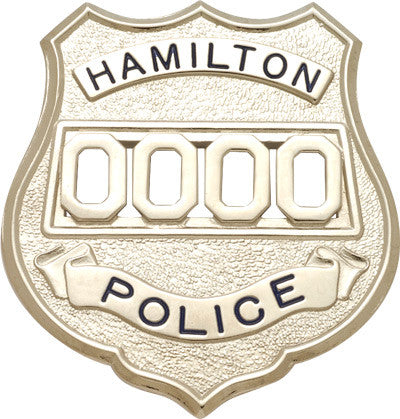 S542 - Custom Engraved Badge - Tophatter's Weapons'N'Deals maxarmory - Tophatter Daily Deals