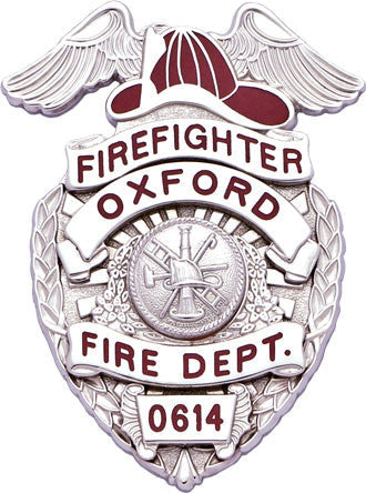 S582 - Custom Engraved Badge - Tophatter's Weapons'N'Deals maxarmory - Tophatter Daily Deals