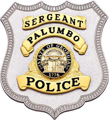 S594 - Custom Engraved Badge - Tophatter's Weapons'N'Deals maxarmory - Tophatter Daily Deals