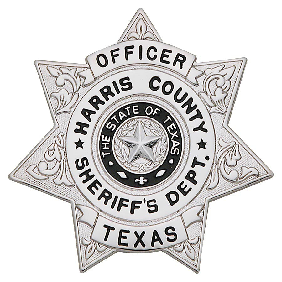 S609 - Custom Engraved Badge - Tophatter's Weapons'N'Deals 7 Point Stars - Tophatter Daily Deals