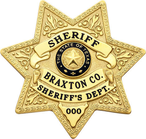 S631 - Custom Engraved Badge - Tophatter's Weapons'N'Deals maxarmory - Tophatter Daily Deals