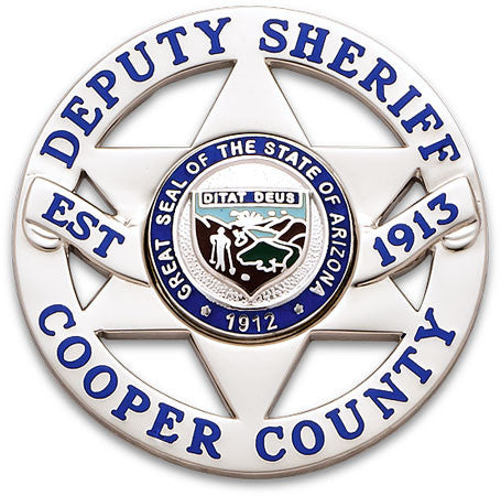 S638 - Custom Engraved Badge - Tophatter's Weapons'N'Deals maxarmory - Tophatter Daily Deals