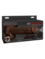 Fetish Fantasy 9 Inch Hollow Squirting Strap-On with Balls > Dildos > Strap On Dildos - Tophatter Daily Deals