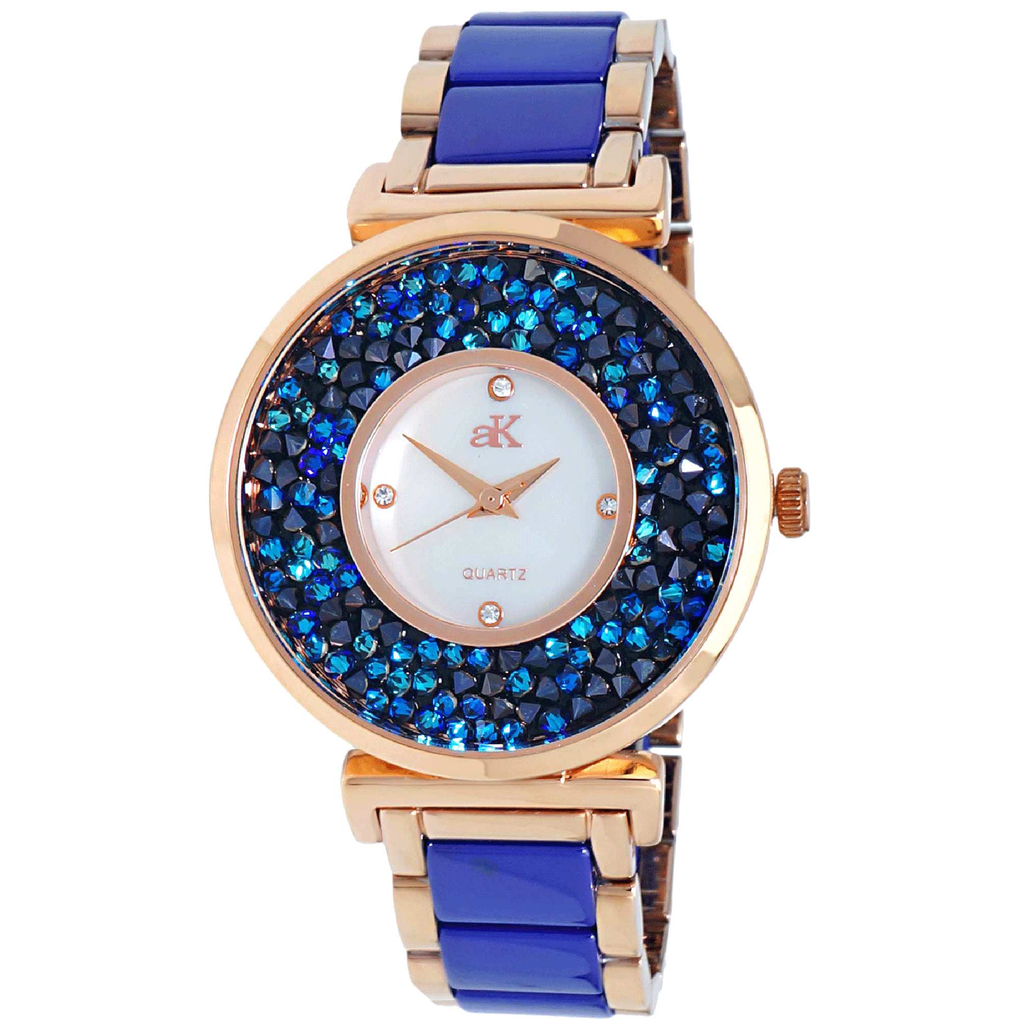 Adee Kaye Women's Pisa // AK8663 Mother of Pearl Watches - Tophatter Daily Deals