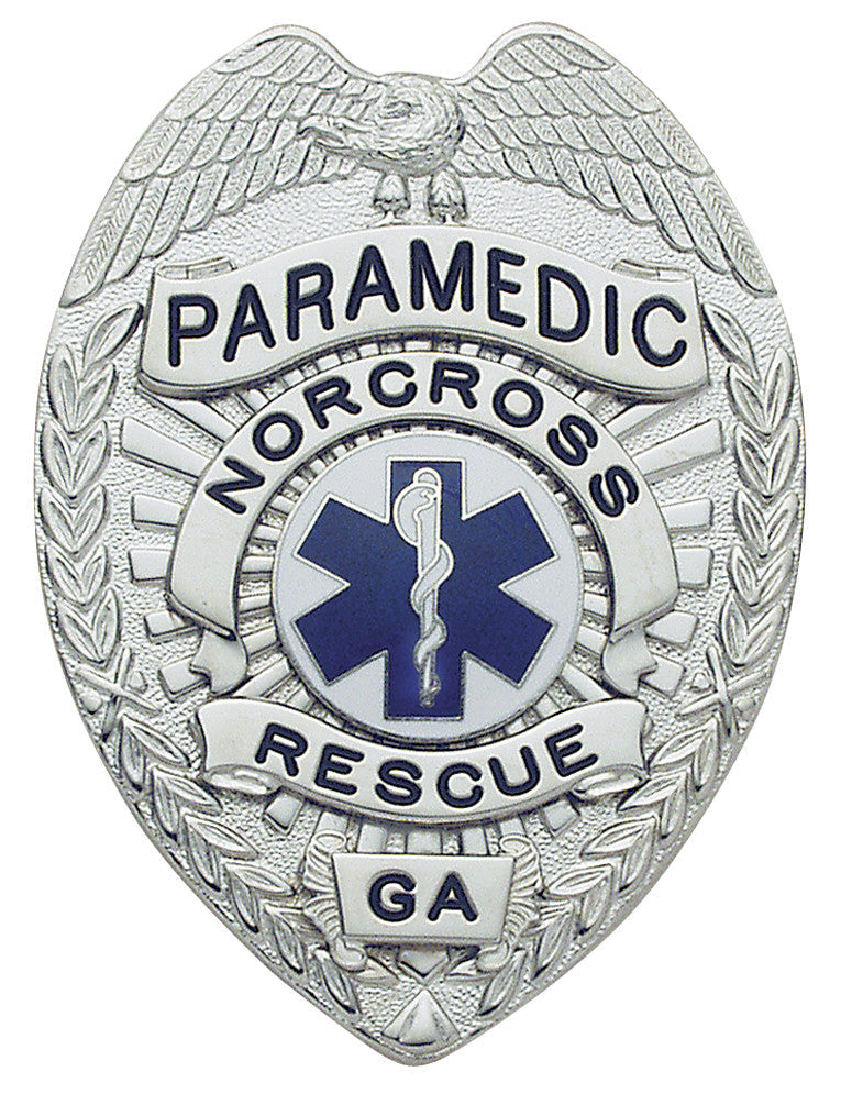 S87D - Custom Engraved Badge - Tophatter's Weapons'N'Deals Eagle Top - Tophatter Daily Deals