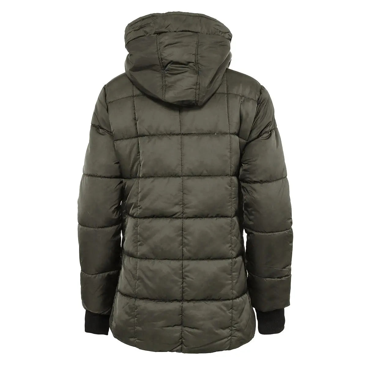 Steve Madden Women's Hooded Puffer Jacket Puffer - Tophatter Daily Deals
