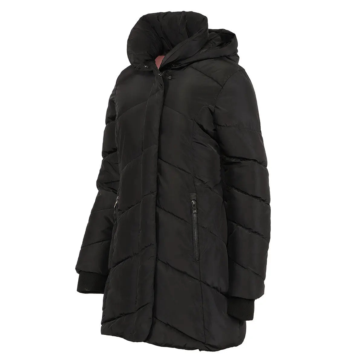 Steve Madden Women's Chevron Jacket Puffer - Tophatter Daily Deals