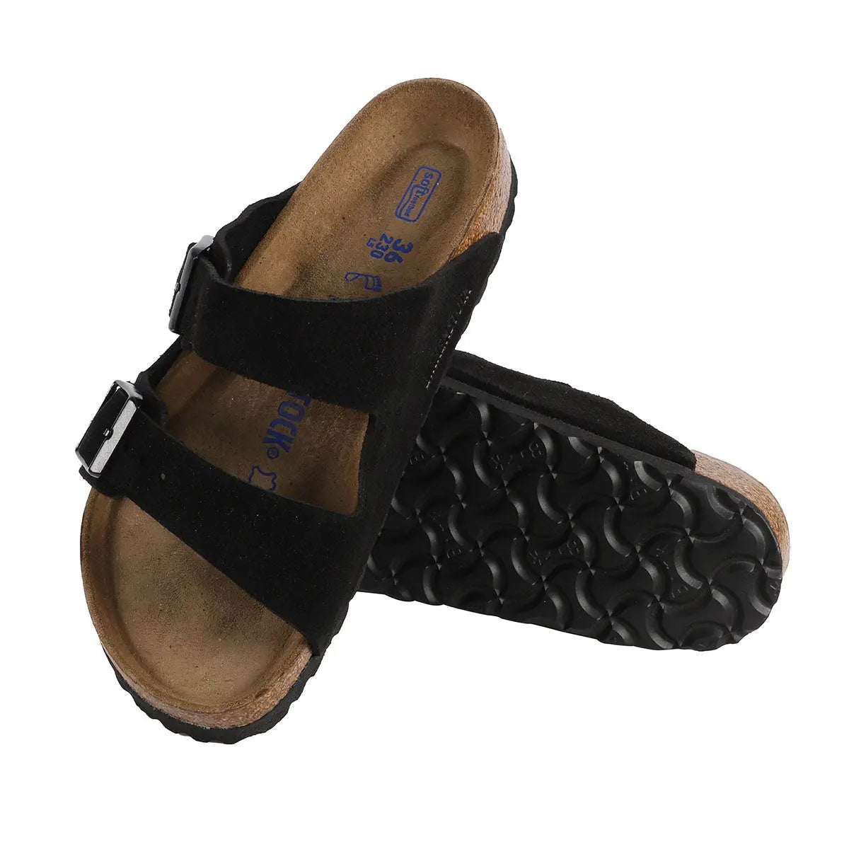Birkenstock Arizona Soft Footbed Suede Sandals Footwear - Tophatter Daily Deals