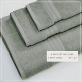Cotton Terry Bath Towel Set - Cooper Collection Bath - Tophatter Daily Deals