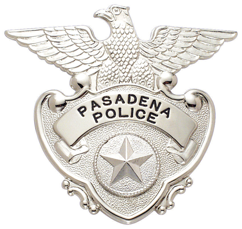 S90A - Custom Engraved Badge - Tophatter's Weapons'N'Deals Eagle Top - Tophatter Daily Deals