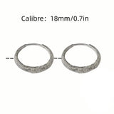 S925 Sterling Silver Sparkling Starry River Hoop Earrings Earrings - Tophatter Daily Deals