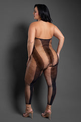 Make Your Move Footless Open Crotch Bodystocking (Black) – Bodystocking > Clothes > Bodies and Playsuits - Tophatter Daily Deals