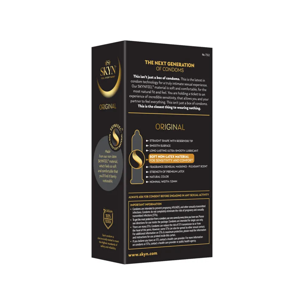 Lifestyles Skyn – Non-Latex Condoms 12 Pack > Essentials > Condoms - Tophatter Daily Deals
