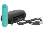 Essential 3 Inch Bullet Vibrator Teal with Discreet Storage Case > Vibrators > Mini Vibrators - Tophatter Daily Deals