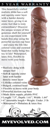 Evolved 7 Inch Realistic Dong (Flesh Brown) – Realistic Dong 7 Inch > Dildos > Realistic Dildos - Tophatter Daily Deals