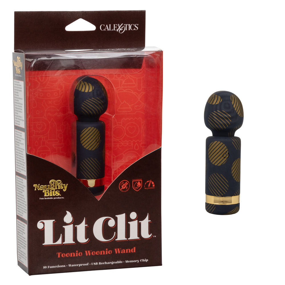 Naughty Bits Lit Clit Teenie Weenie Wand – Mini Vibrator with 10 Functions > Vibrators > Mini Vibrators - Tophatter Daily Deals