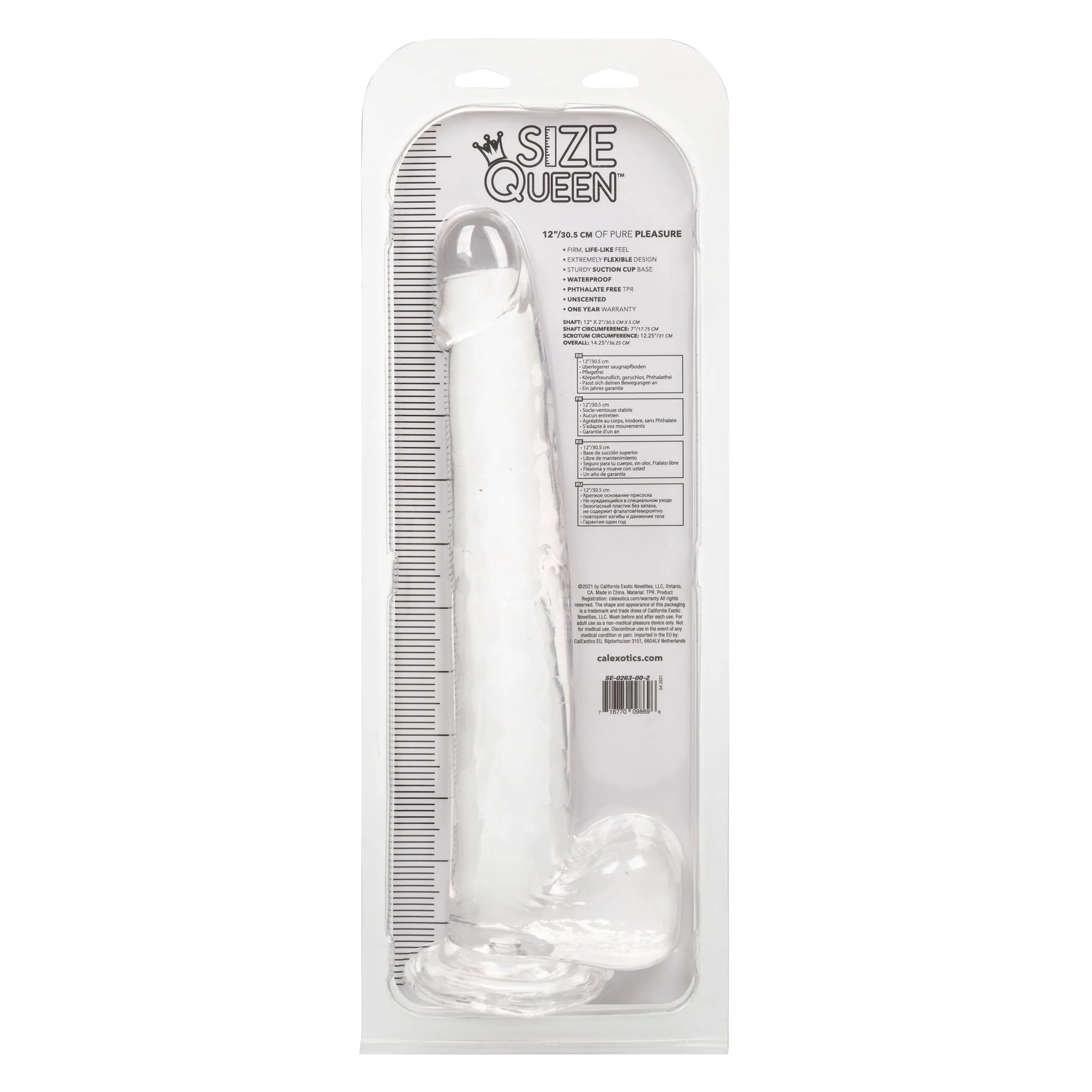 Size Queen 12 Inch Realistic Dildo – Firm 30.5 Cm Dildo > Dildos > Large Dildos - Tophatter Daily Deals