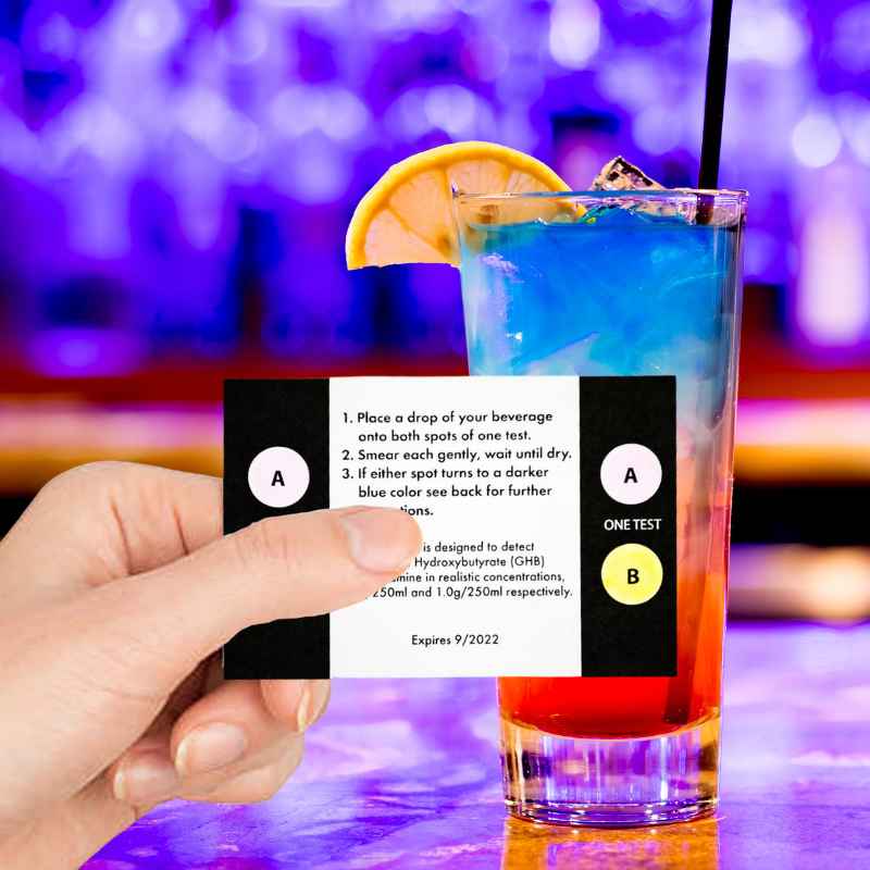 Date Rape Drug Test Kit Drink Guard Strips Campus Safety - Tophatter Daily Deals