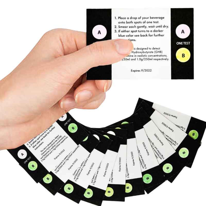 Date Rape Drug Test Kit Drink Guard Strips Campus Safety - Tophatter Daily Deals