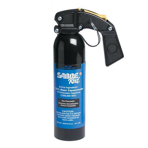 Sabre Mk-9 Pistol Grip Crowd Control Spray Foam Self Defense - Tophatter Daily Deals
