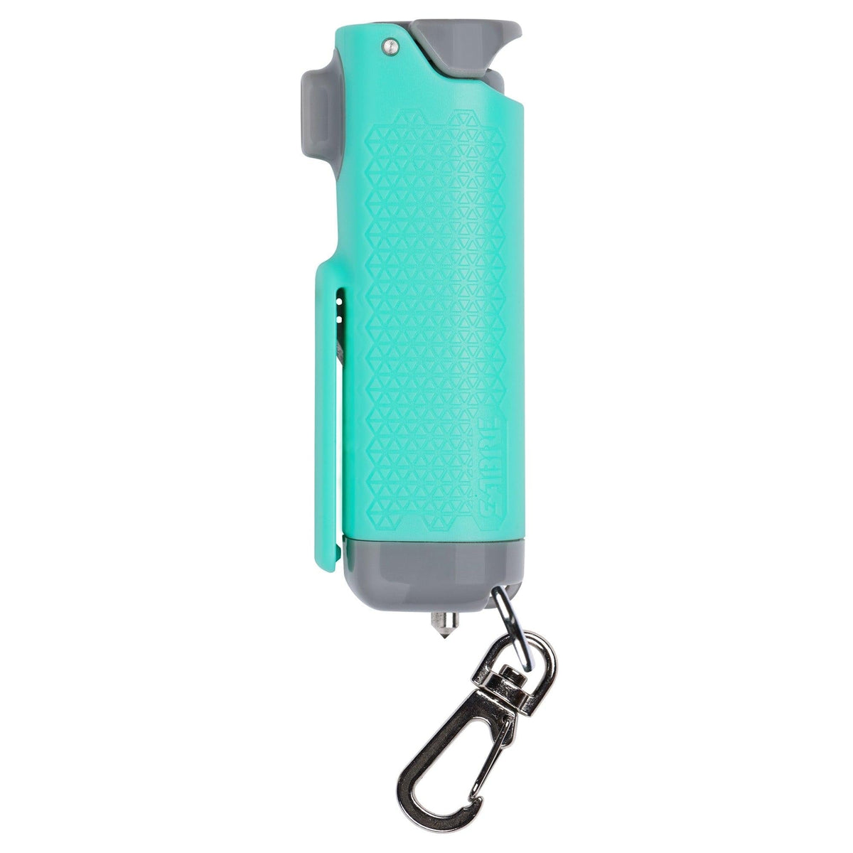 Sabre Pepper Spray 3-In-1 Safe Escape Automotive Tool, Black Finish Mint Green Self Defense - Tophatter Daily Deals
