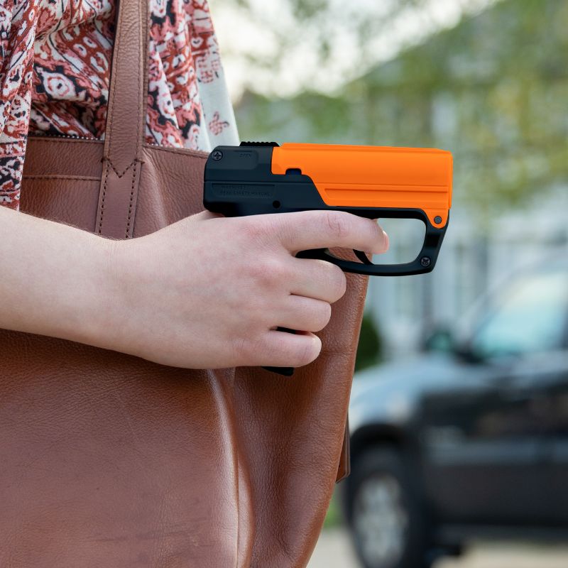 Sabre Aim and Fire Pistol Grip Pepper Gel Gun Pepper Spray - Tophatter Daily Deals