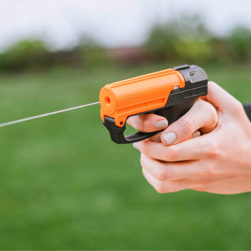 Sabre Aim and Fire Pistol Grip Pepper Gel Gun Pepper Spray - Tophatter Daily Deals