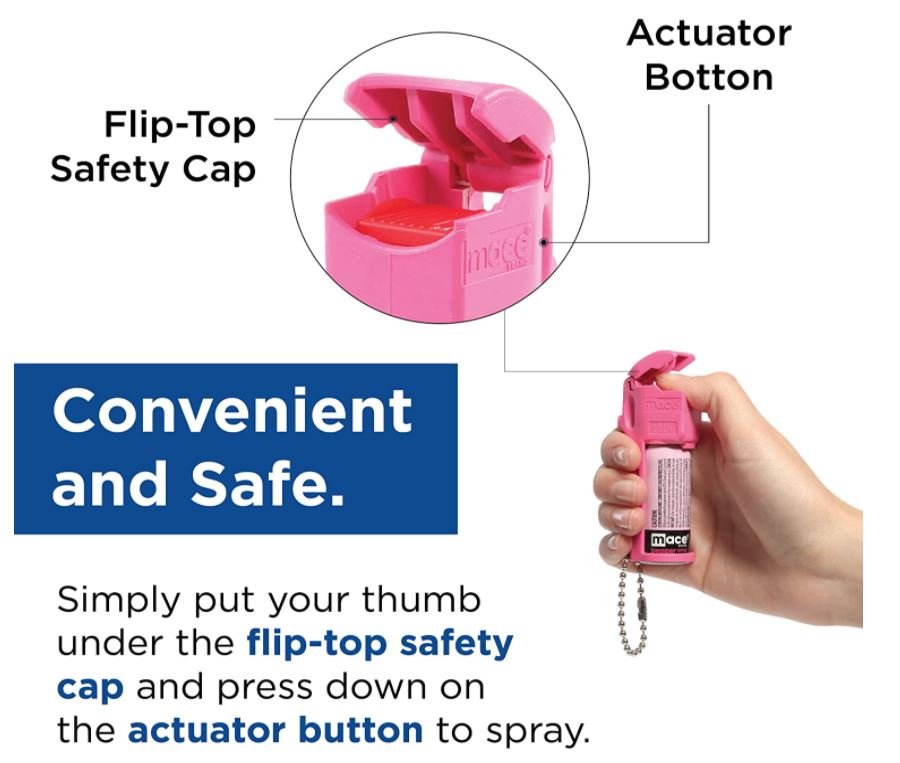 Mace Pocket Model Stream Pepper Spray Pepper Spray - Tophatter Daily Deals