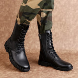 Safety Trekking Leather Riding Moto Shoes Boots - Tophatter Daily Deals