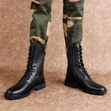 Safety Trekking Leather Riding Moto Shoes Boots - Tophatter Daily Deals