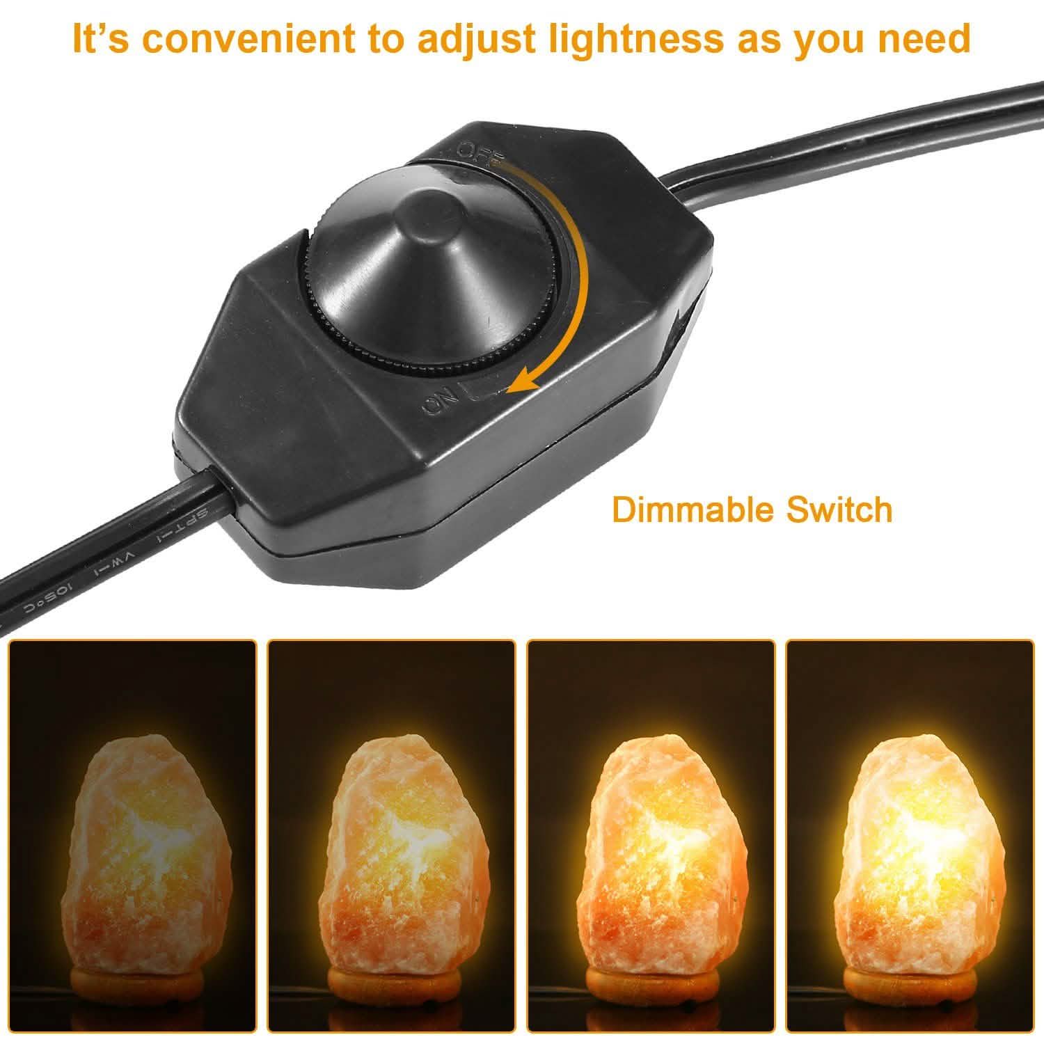 Salt Crystal Rock Lamp Indoor Lighting - Tophatter Daily Deals