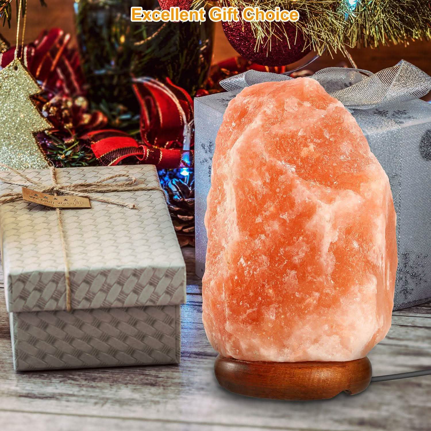 Salt Crystal Rock Lamp Indoor Lighting - Tophatter Daily Deals