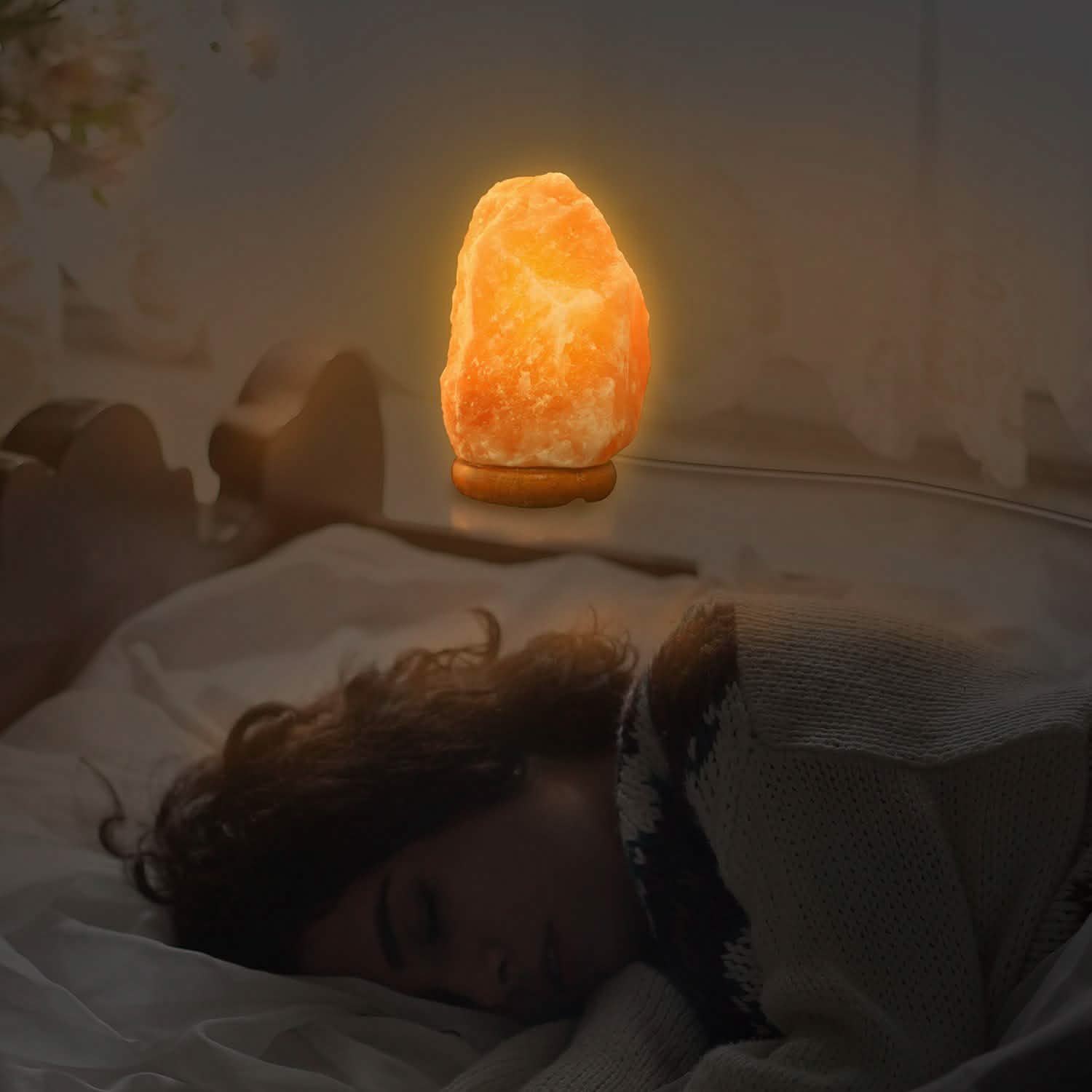 Salt Crystal Rock Lamp Indoor Lighting - Tophatter Daily Deals