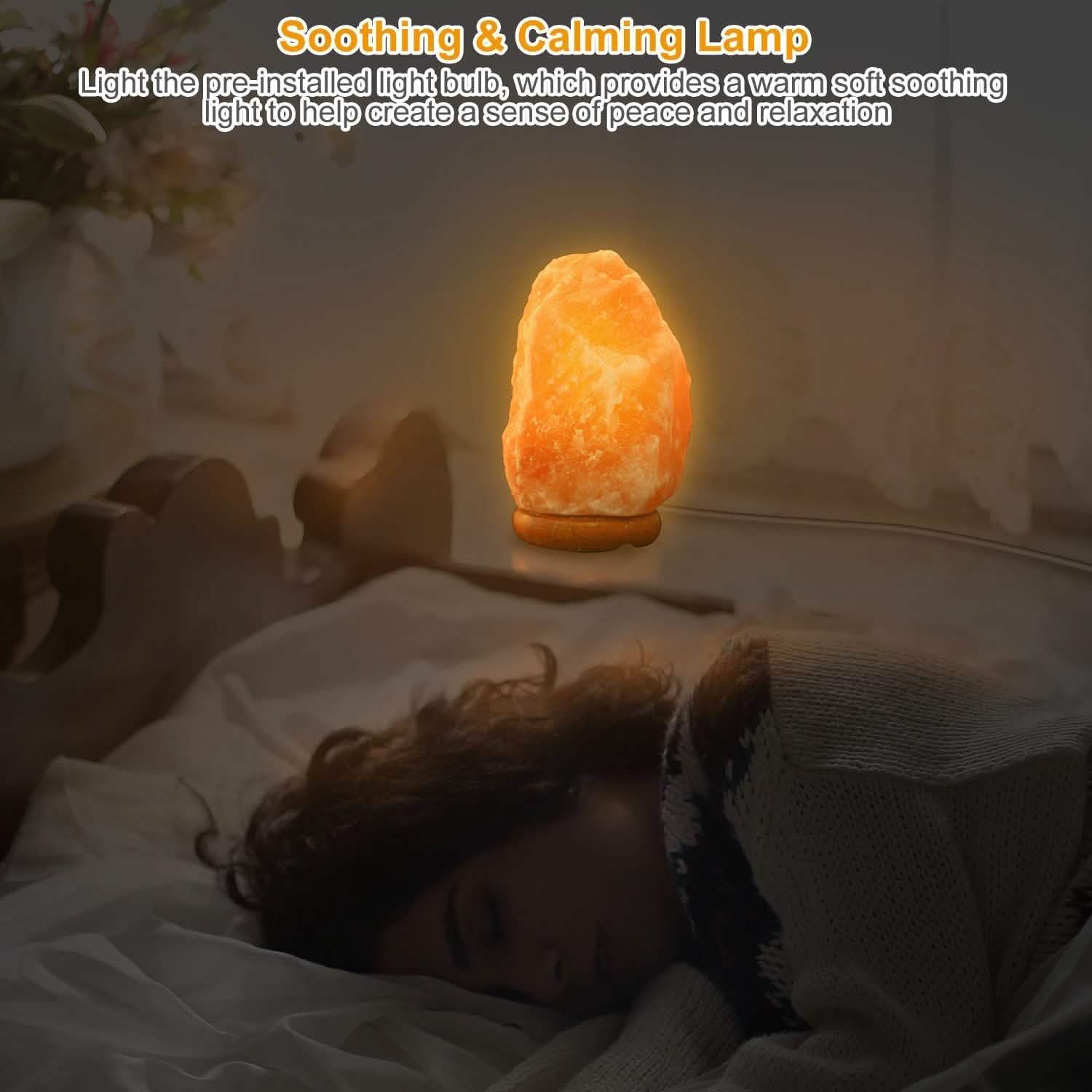Salt Crystal Rock Lamp Indoor Lighting - Tophatter Daily Deals