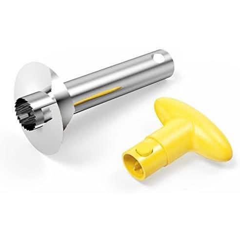 SameTech Easy Kitchen Tool Stainless Steel Fruit Pineapple Peeler Corer Slicer Cutter Kitchen Tools & Gadgets - Tophatter Daily Deals
