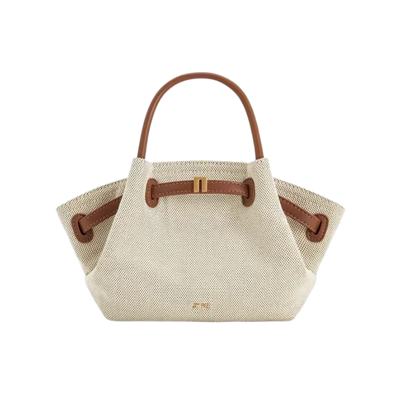 Women's Canvas Brown Mini Crossbody Shoulder Bag (Brown) Apparel & Accessories > Handbags, Wallet's & Cases > Handbags > Cross Body Bags - Tophatter Daily Deals