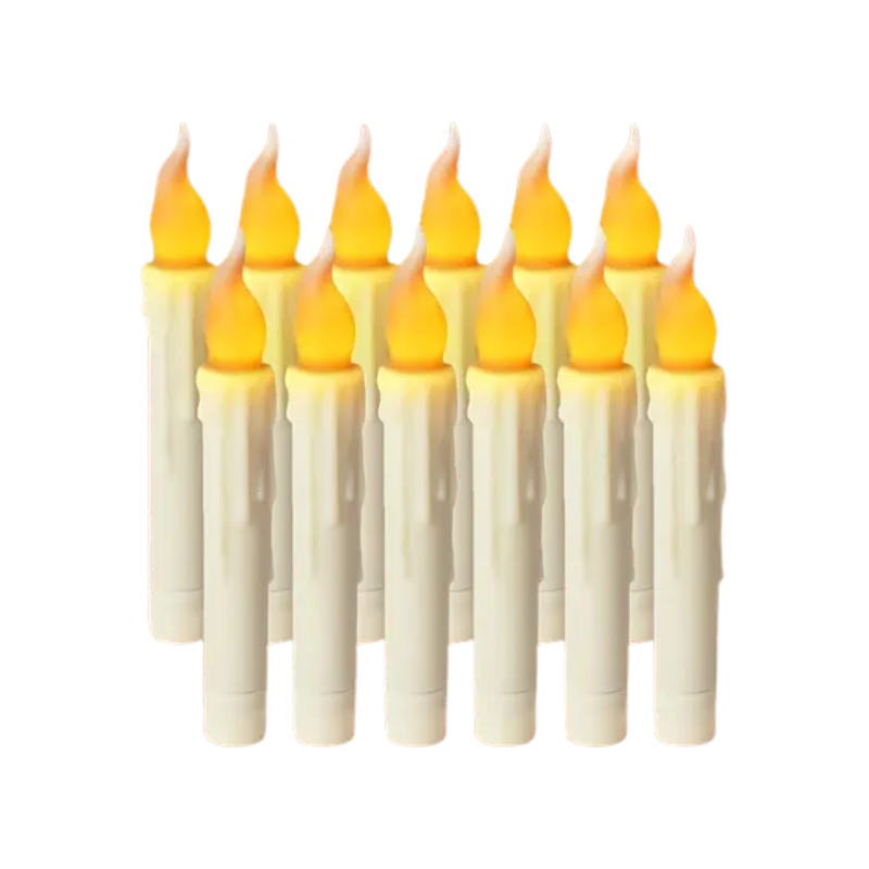 Floating LED Candles with Remote Control (12pcs) Halloween - Tophatter Daily Deals