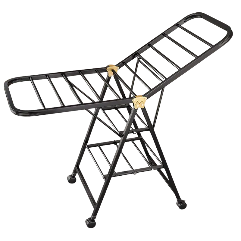 3-Tier Folding Stainless Steel Laundry Drying Rack Home & Garden > Laundry & Cleaning > Drying Racks & Hangers - Tophatter Daily Deals