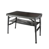 Adjustable Folding Camping Table with Storage Mesh Camping & Hiking - Tophatter Daily Deals