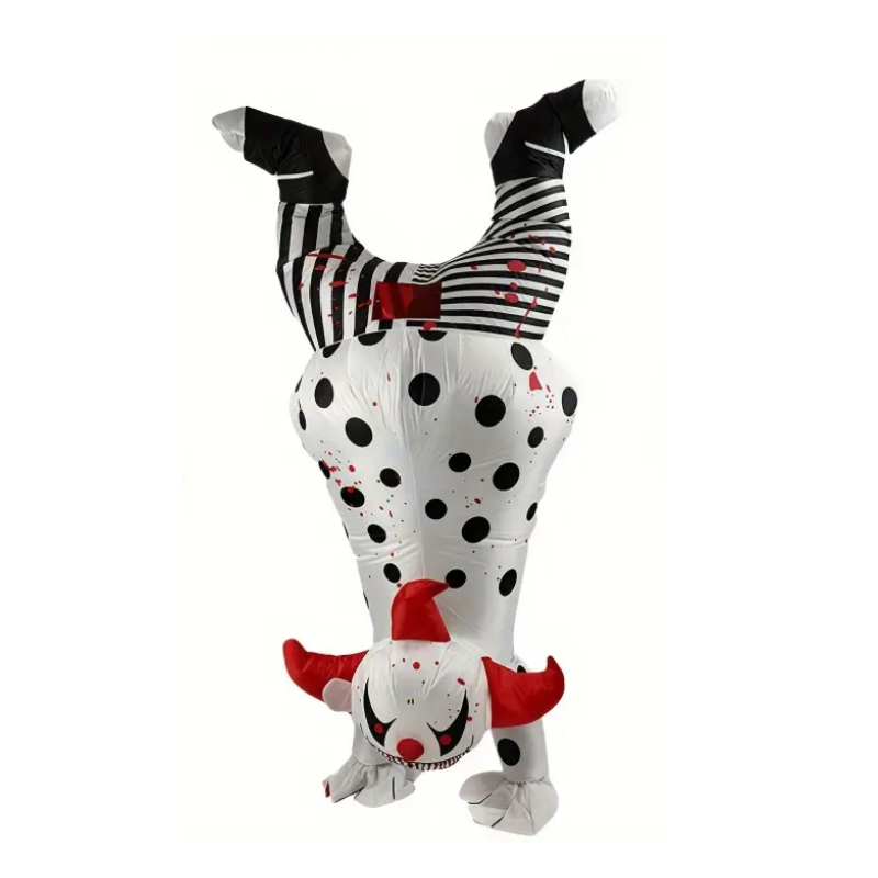 Halloween Inflatable Clown Set Battery Halloween - Tophatter Daily Deals