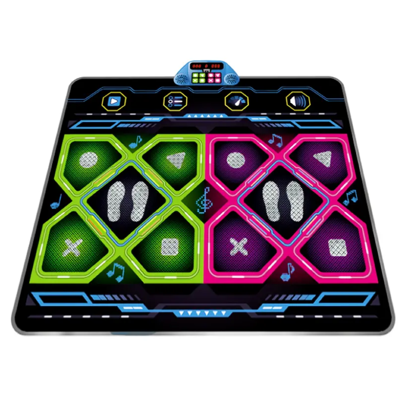 Double Electronic Dance Mat for Kids and Adults Fitness - Tophatter Daily Deals