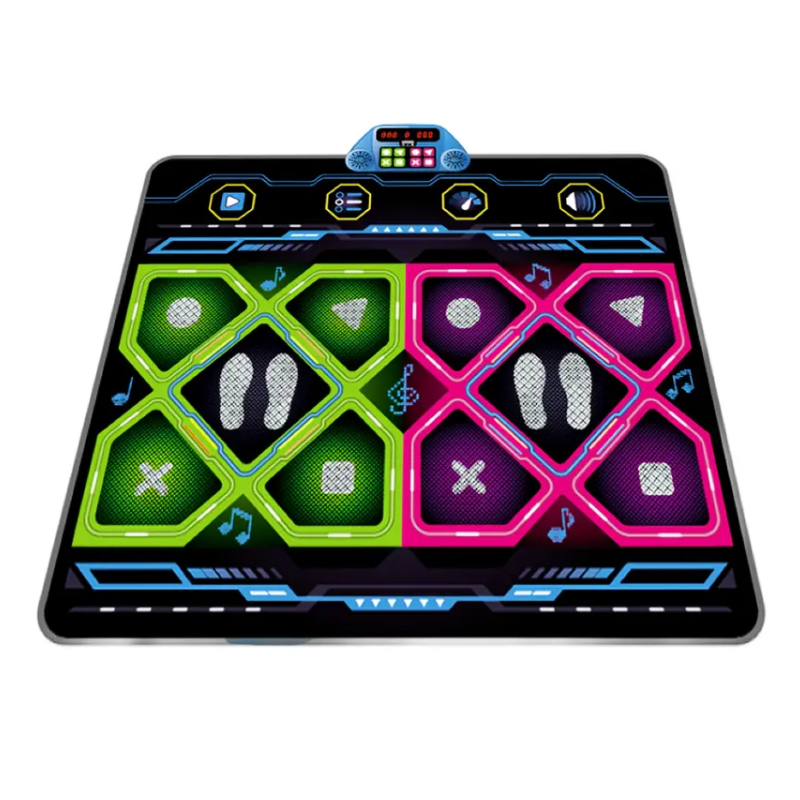Double Dance Pad LED Rhythm Game Mat Game Room - Tophatter Daily Deals