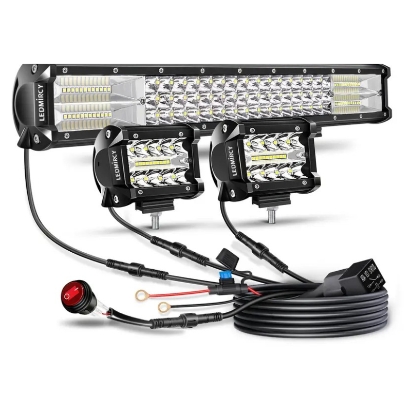 Off Road LED Light Bar Kit with Pods Auto Accessories > Lights - Tophatter Daily Deals