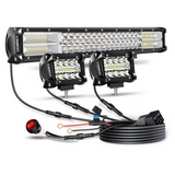 Off Road LED Light Bar Kit with Pods Auto Accessories > Lights - Tophatter Daily Deals