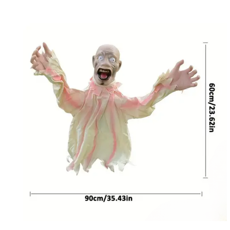 Halloween Zombie Lawn Stakes Motion Sound Prop Halloween - Tophatter Daily Deals